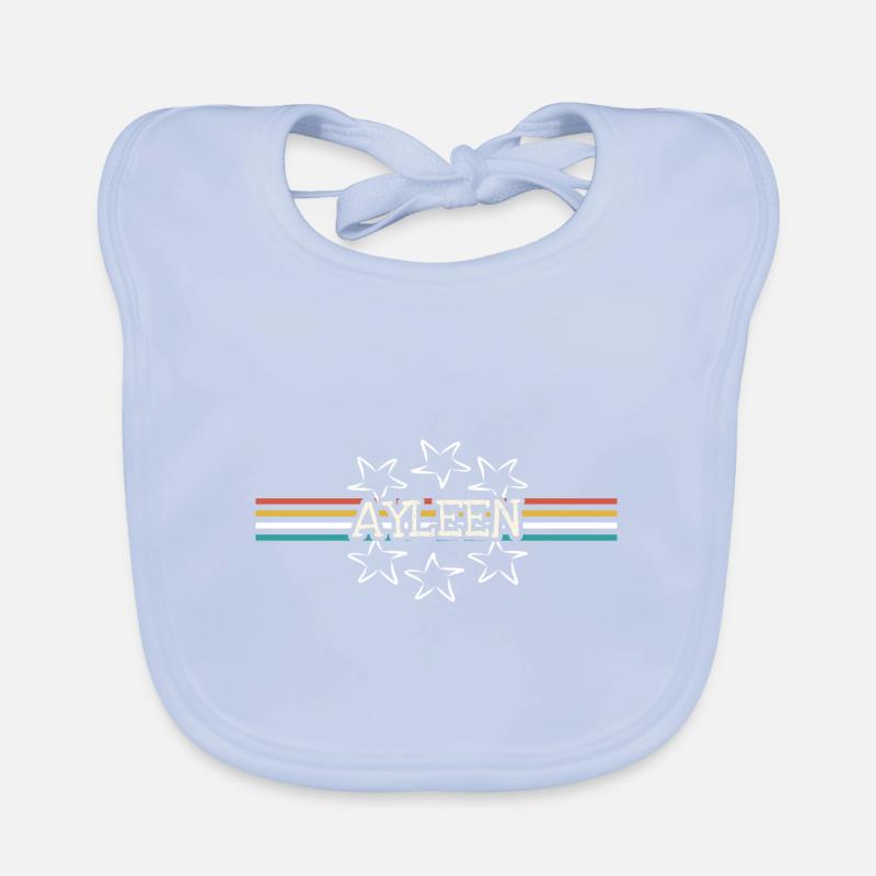 Ayleen as a woman's name Organic Baby Bibs