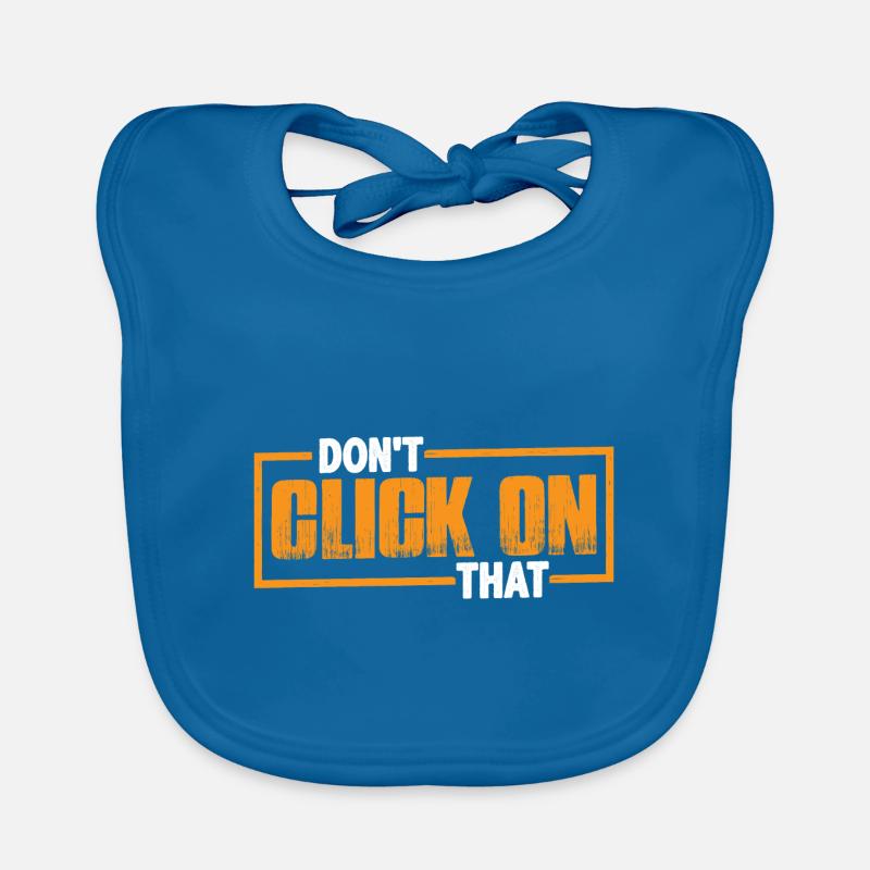 Don't Click On That 7 Organic Baby Bibs