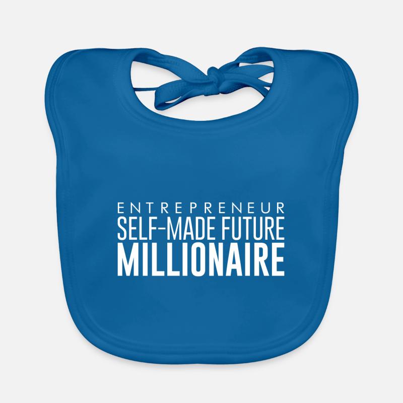 Entrepreneur Self-Made Future Millionaire Organic Baby Bibs