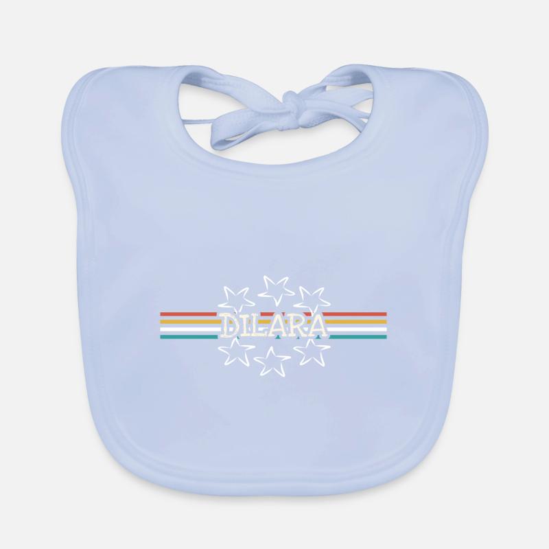 Frauenname Dilara Baby Bio-Lätzchen