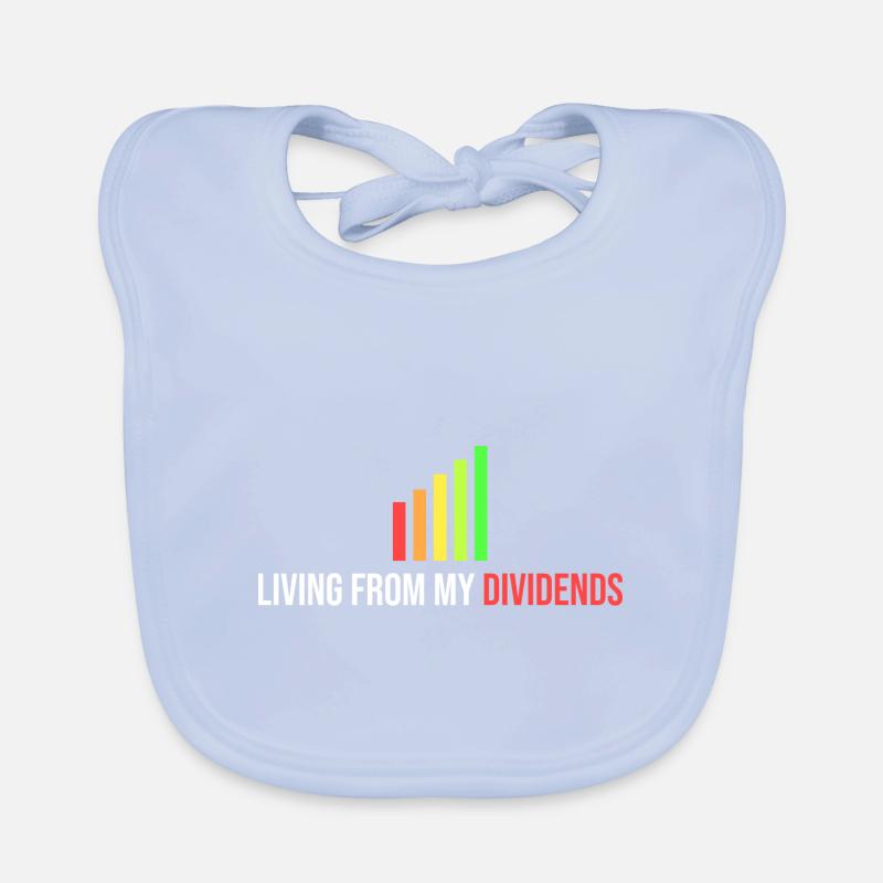 vivre de mon dividende Bavoir bio Bébé