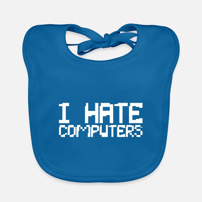 I Hate Computers 3 Baby Bio-Lätzchen