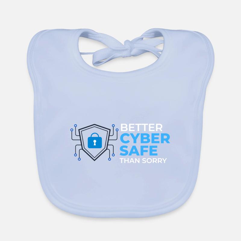 Cyber Security Information Computer Sicherheit Baby Bio-Lätzchen