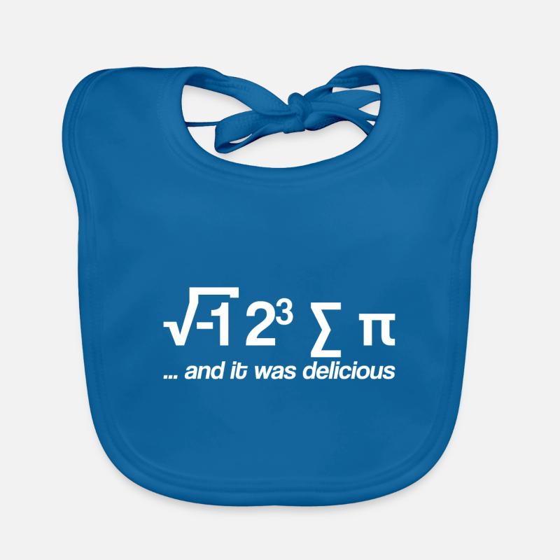 I Ate Some Pie And It Was Delicious - Baby Bio-Lätzchen - Pfauenblau