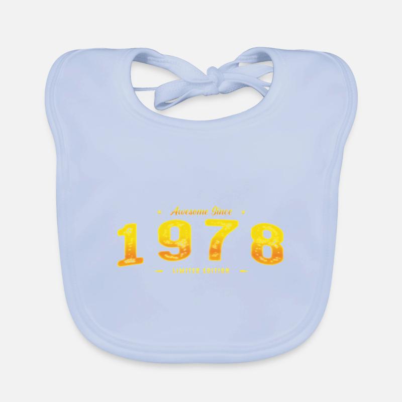 Awesome Since 1978 - Vintage Klassiker zum 47. Geburtstag Baby Bio-Lätzchen