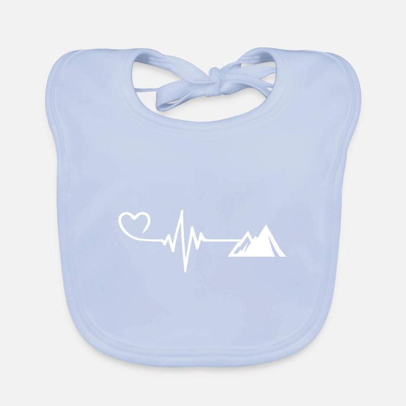 Mountains Pulse Love Bavoir bio Bébé
