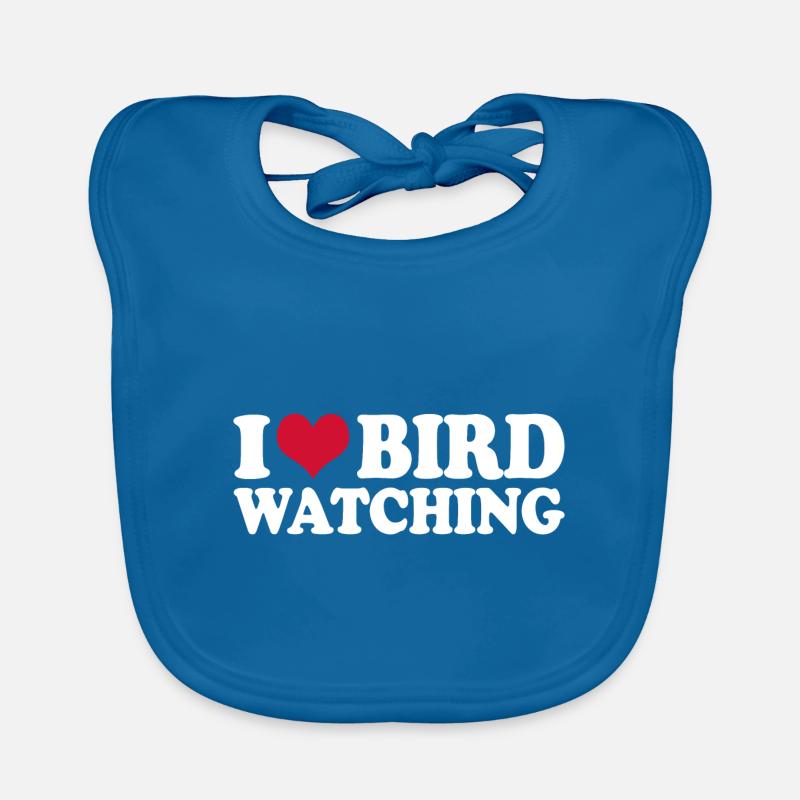 Ornithologue ornithologue d’observation des oiseaux J’adore observer les oiseaux Bavoir bio Bébé