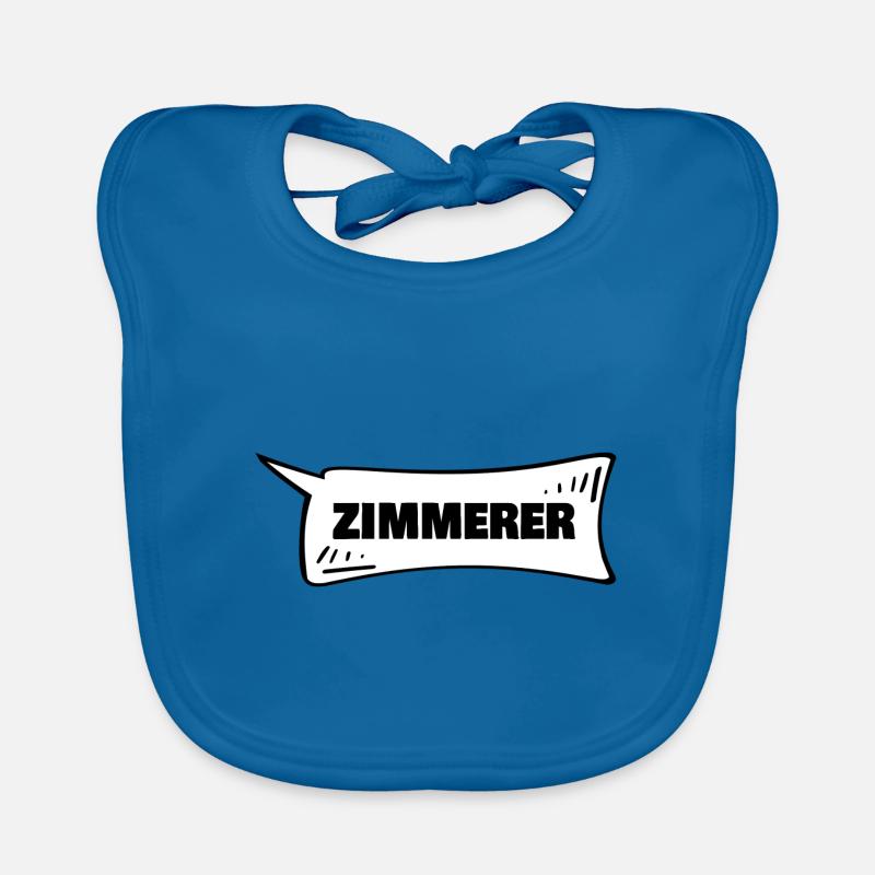 Carpenter as a speech bubble Organic Baby Bibs