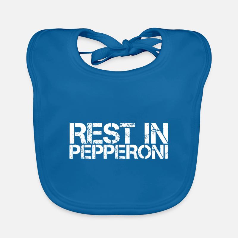 Repos dans le pepperoni 3 Bavoir bio Bébé