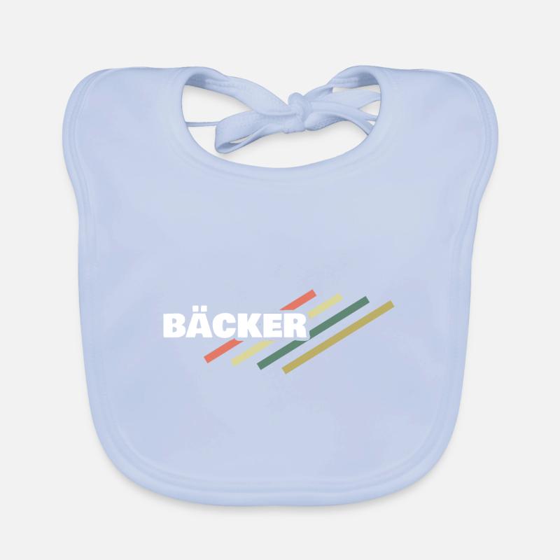 Arbeitsplatz Bäcker Baby Bio-Lätzchen