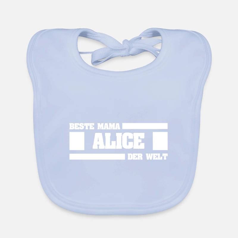 Gift for Alice Organic Baby Bibs