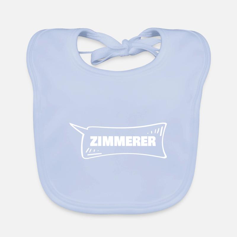 Speech bubble carpenter Organic Baby Bibs