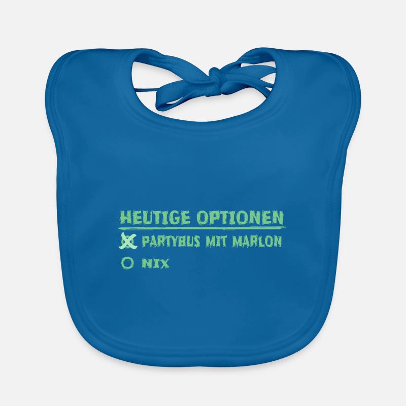 First name marlon Organic Baby Bibs