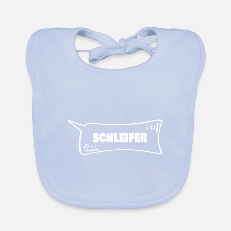 Speech Bubble Grinder Organic Baby Bibs