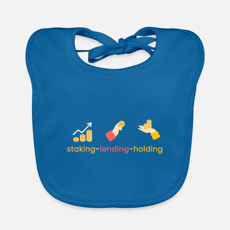 Staking out - borrowing - holding Organic Baby Bibs