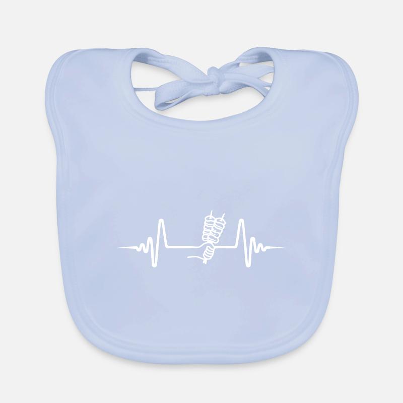 Spike grill pulse Organic Baby Bibs