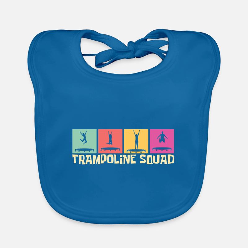 Trampoline Squad- Trampoline Geschenkidee Baby Bio-Lätzchen