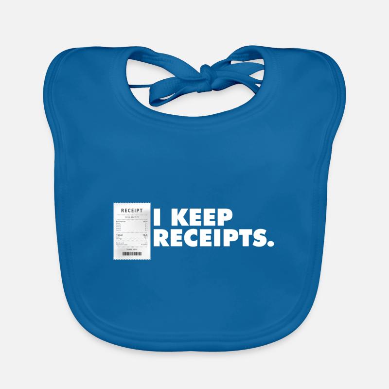 Funny Liar Catchphrase I Keep Receipts Meme Organic Baby Bibs