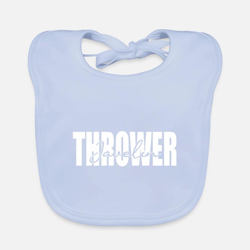 Speerwerfen Speerwerfen Geschenk Baby Bio-Lätzchen