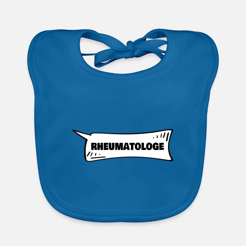 Rheumatologist as speech bubble Organic Baby Bibs
