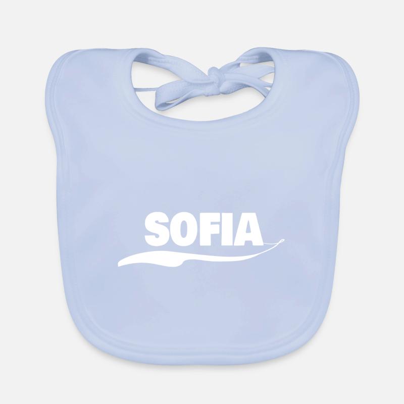 Sofia als Vorname Baby Bio-Lätzchen