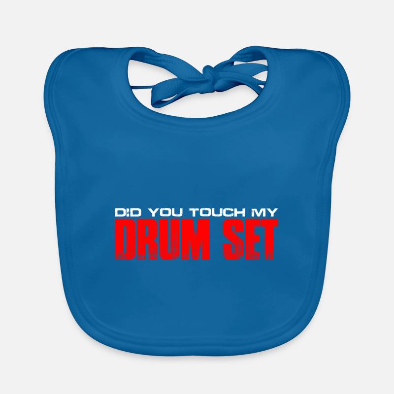 Did You Touch My Drum Set 15 Baby Bio-Lätzchen