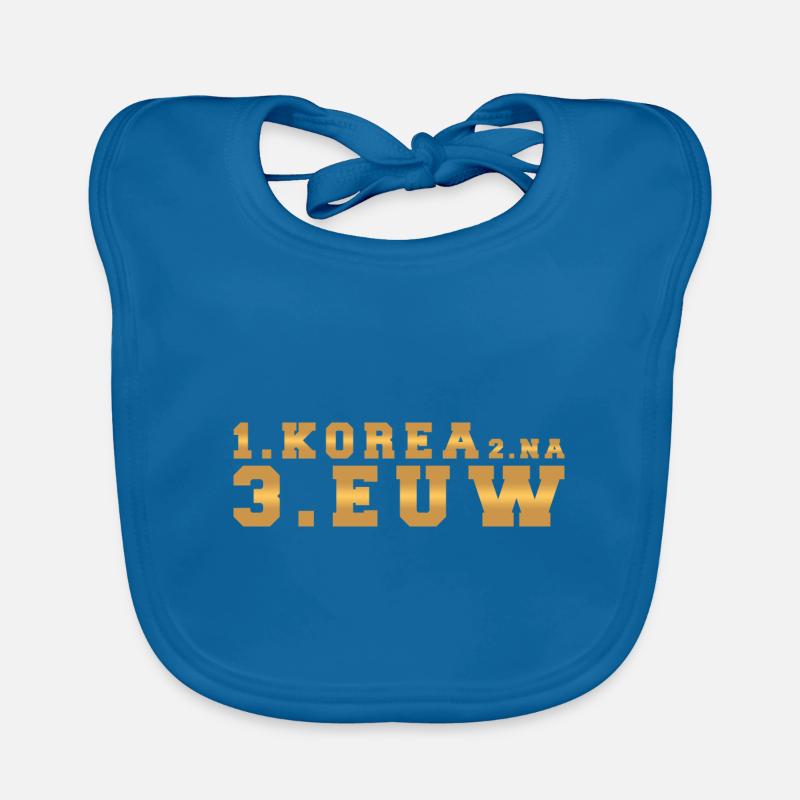 1. CORÉE 2. EUW 3. NA Bavoir bio Bébé