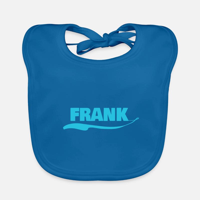 Men's name Frank Organic Baby Bibs