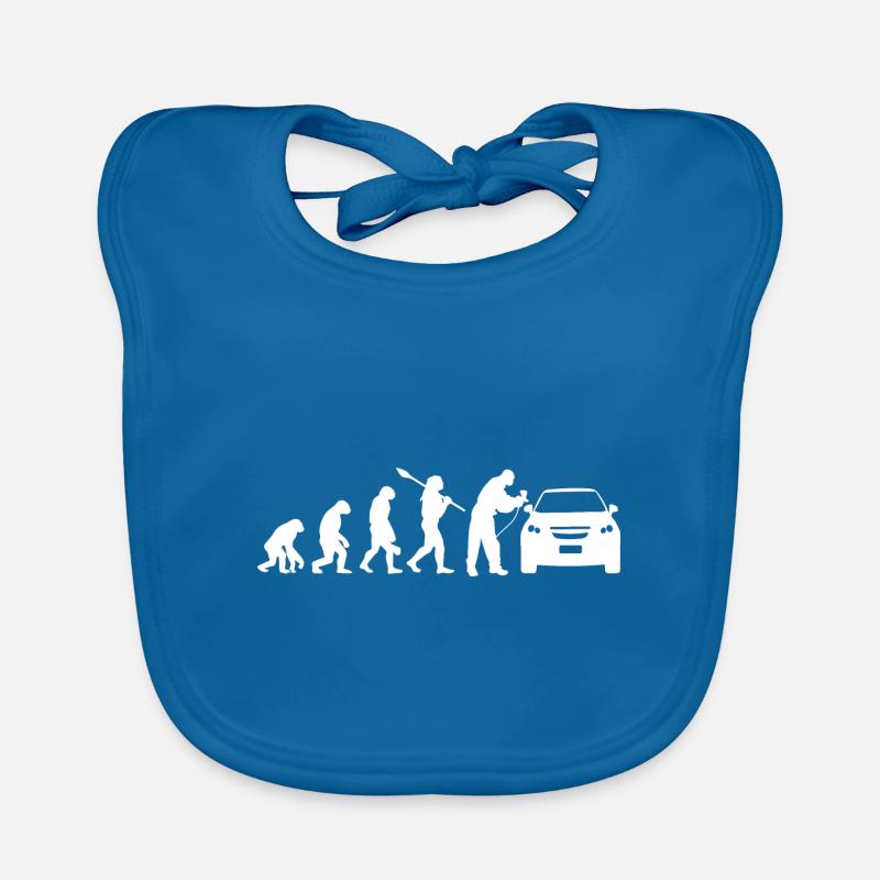 Evolution Lackierer KFZ Fahrzeuglackierer Baby Bio-Lätzchen