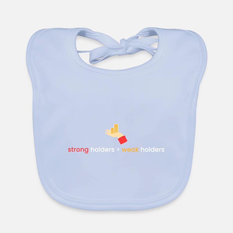 strong holders > weak holders Organic Baby Bibs