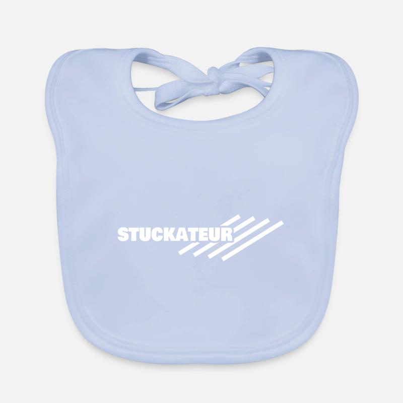 Workplace plasterer Organic Baby Bibs