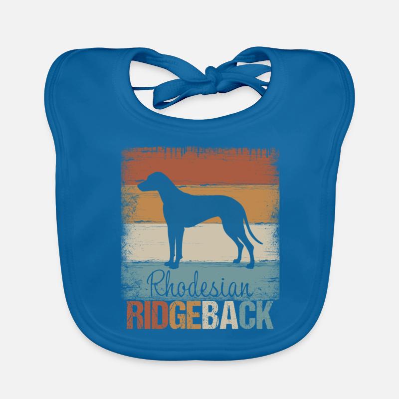 Rhodesian Ridgeback Hund Geschenk Baby Bio-Lätzchen