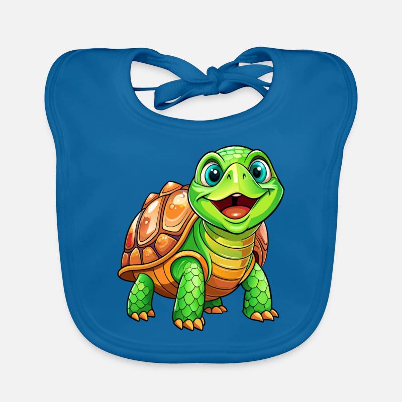 Mega Cute Turtle Organic Baby Bibs