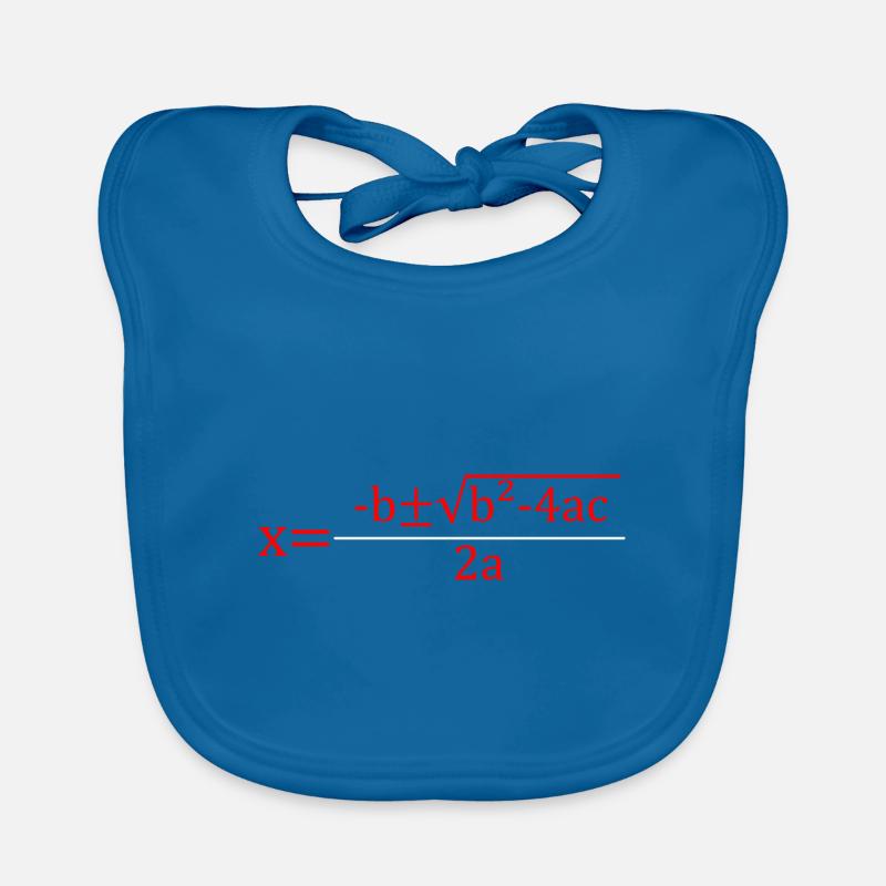 Quadratic Formula for Math class 2 Organic Baby Bibs