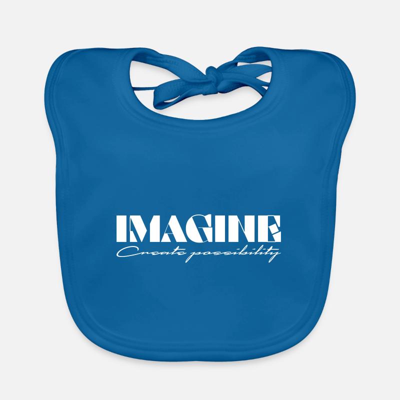 Imagine Create possibility Organic Baby Bibs