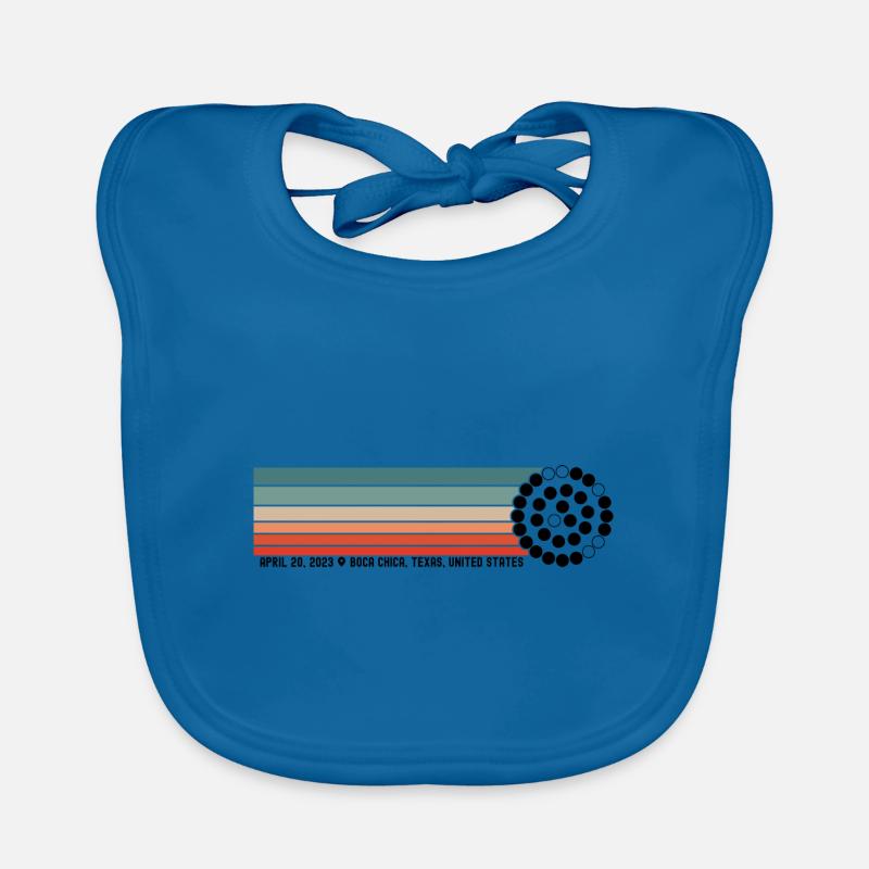 Moon, Mars, and Space Exploration - SpaceShip Organic Baby Bibs