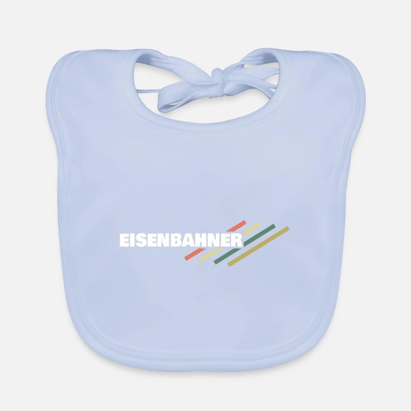 Arbeitsplatz Eisenbahner Baby Bio-Lätzchen