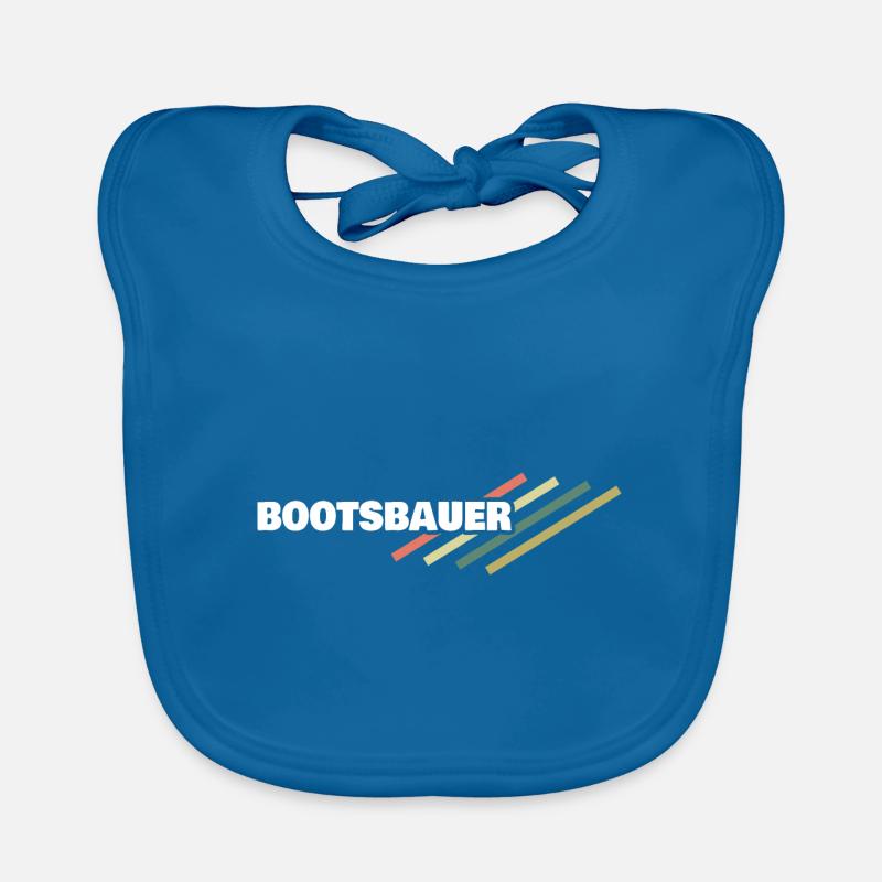 Arbeitsplatz Bootsbauer Baby Bio-Lätzchen