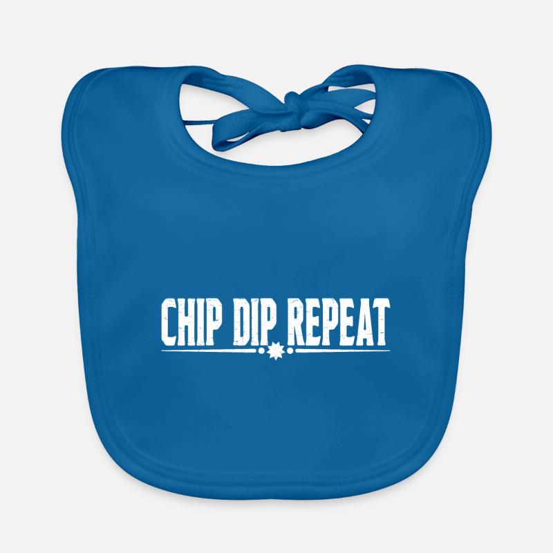 Chip Dip Repeat 9 Bavoir bio Bébé