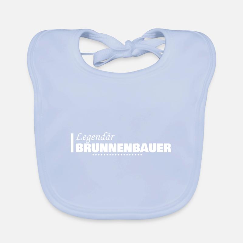 Beruf Brunnenbauer Baby Bio-Lätzchen