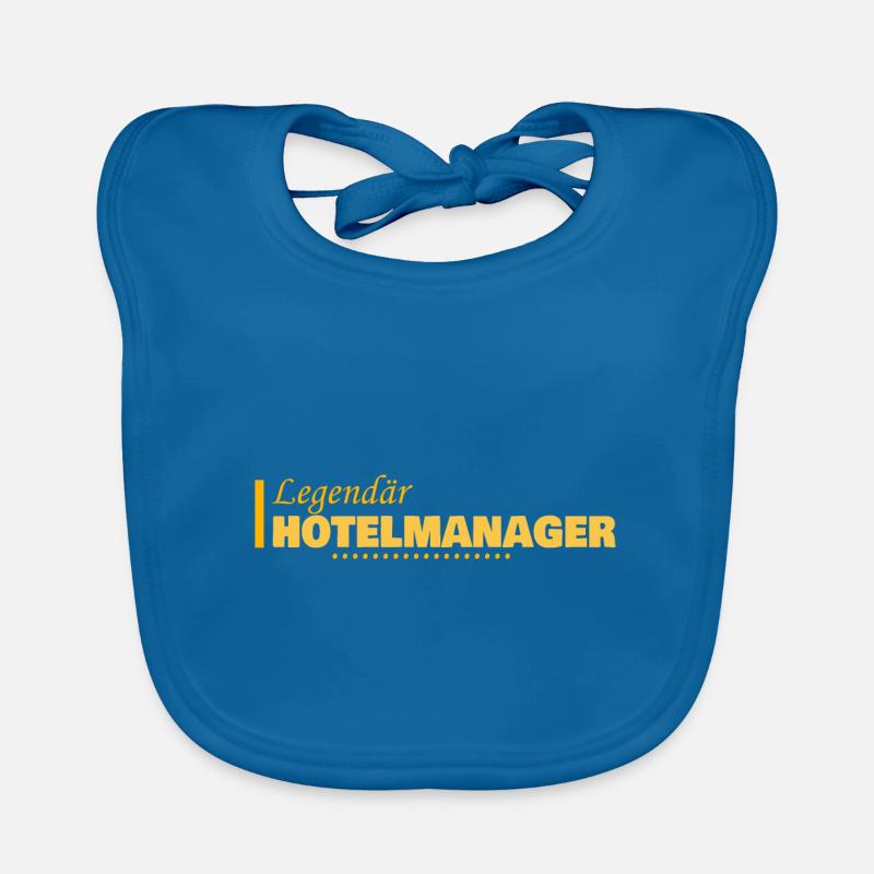Profession Hotel Manager Organic Baby Bibs