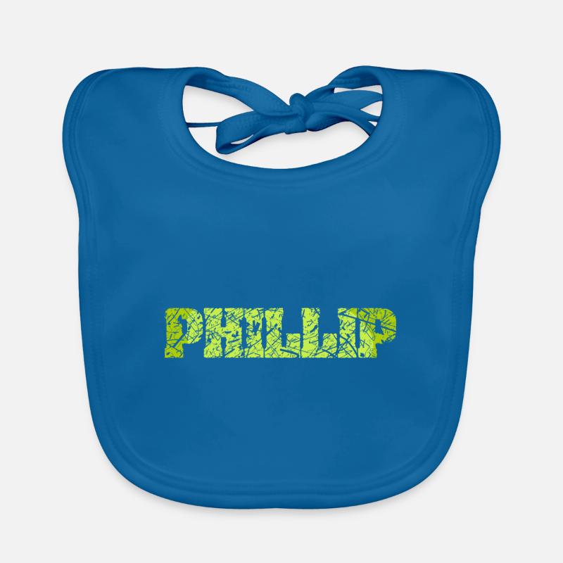 Name Phillip Baby Bio-Lätzchen