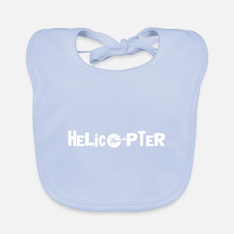 Helicopter pilot rescue pilot Organic Baby Bibs