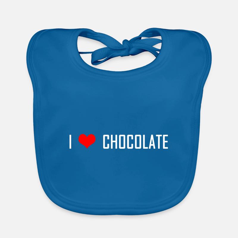 J’aime le chocolat Bavoir bio Bébé