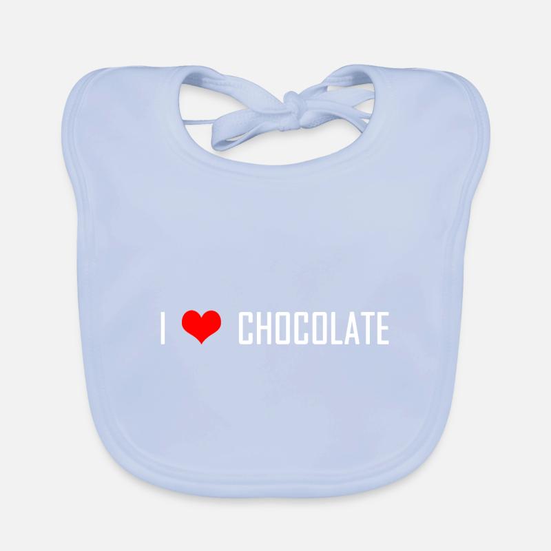 J’aime le chocolat Bavoir bio Bébé