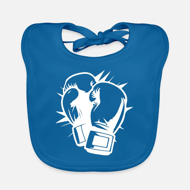 Gants de boxe Symbole Boxe Boxe Bavoir bio Bébé