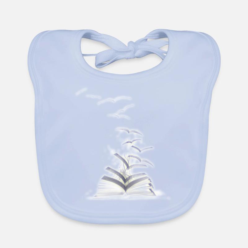 LEARNING BOOKS Organic Baby Bibs