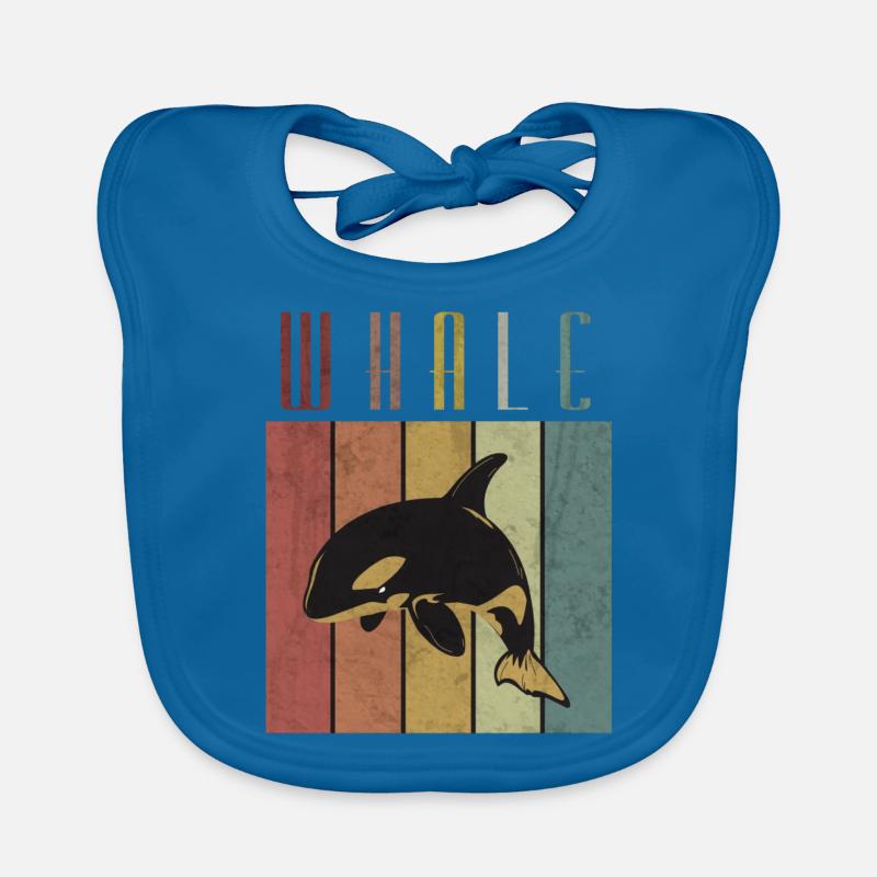 Baleine Bavoir bio Bébé