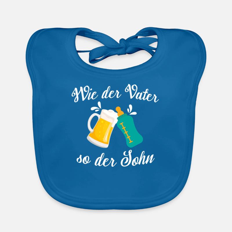 Wie der Vater so der Sohn Baby Bio-Lätzchen
