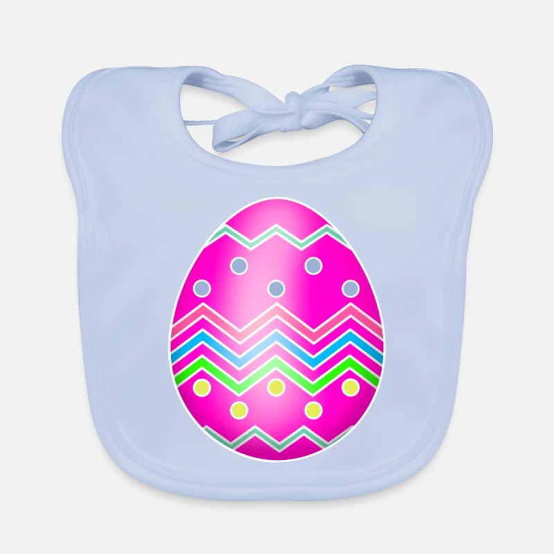 Easter egg Organic Baby Bibs